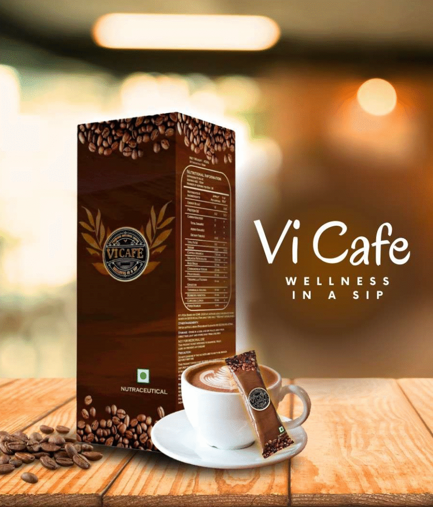Victor Prabhakaran -"Vi Cafe healthy coffee blend for daily energy"